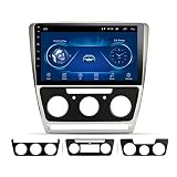 Generico Autoradio con navigatore GPS e Canbus, Sistema operativo Android 15, Compatibile con Skoda Octavia 2007-2014, comandi al Volante, Bluetooth, chiamate in Vivavoce, Mirror Link e Lettore Multi