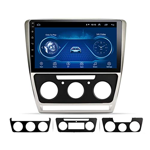 WY-CAR GPS Navigationsgeräte Auto Android mit Canbus für Skoda Octavia 2007-2014 Unterstützung Lenkradsteuerung/Mirror Link/Bluetooth/TPMS/OBD/AUX/USB/BT