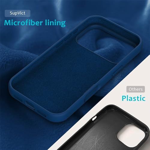 Image of ArmourPro Silicone Back Case for iPhone 17 Pro Max, Soft-Touch Case | Dark Blue