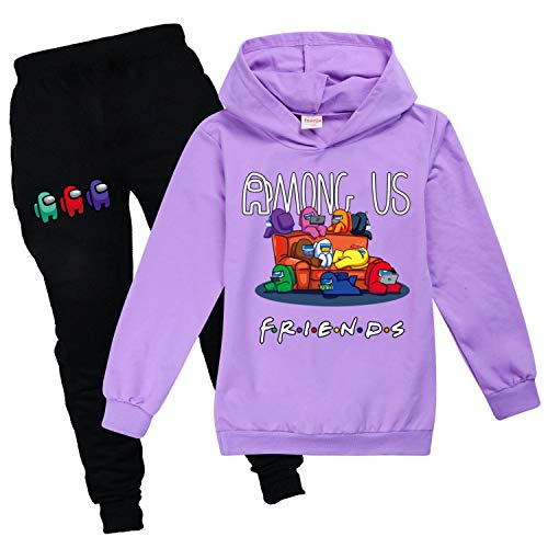 Boys Among Gamer US Sudadera con capucha y pantalones deportivos para niñas de 4 a 12 años Cover
