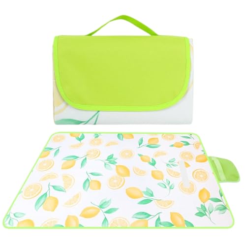 Couverture d'extérieur | Tapis de Camping | Tapis Anti-Sable Pliable antidérapant avec poignée imperméable pour Jardin, Piscine, Balcon, Festival de Musique, Porche, terrasse, Divertissement