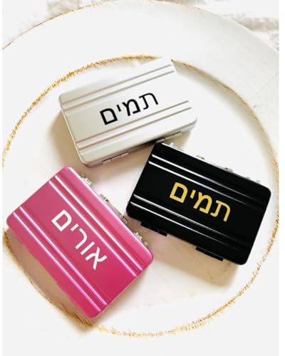 Urim and Thummim Business Card Case - Decision-Making Fun Style Card Holder for Yes or No Choices Decision-making Card Case (Silver)2