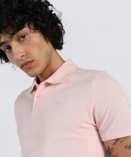 Image of Puma Men's Cotton Slim Fit Classic Solid Polo T-Shirt