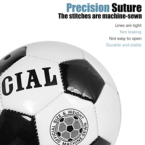 Gkk Soccer Ball Size 2 For Kids Toddler Traditional Soccer Balls For Recreation, Practice, Kids Gift Classic Soccer Training Ball With Air Needle For Outdoor & Indoor Match Or Game #TOP5