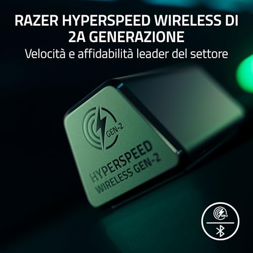 Razer BlackShark V3 - Cuffie wireless per eSport - Driver TriForce da 50 mm - Microfono a banda larga rimovibile - THX Spatial Audio - Wireless 2,4 GHz & Bluetooth - Profili FPS - PC/Mac | Nero - Immagine 4