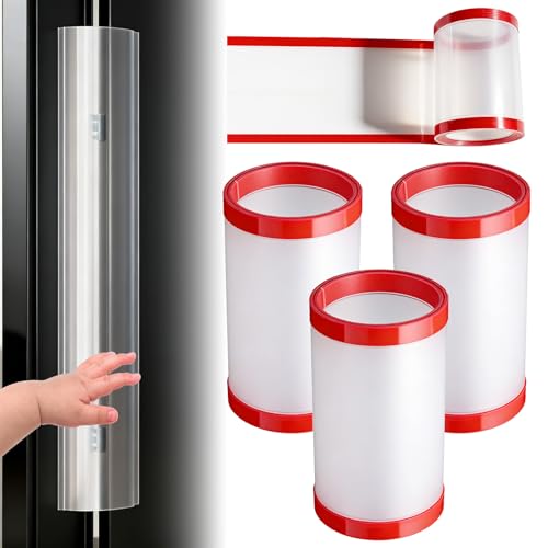 3 pcs Fingerklemmschutz Türen für Kinder, 18x120CM Tür Fingerschutz Finger Klemm Schutz, Klemmschutz Tür Selbstklebend für Klassenzimmer, Kindergarten, Schlafzimmer (3PCS)