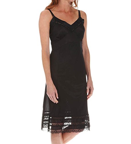 Shadowline Women's Snip-it 28 Inch Slip 1302 36 Black