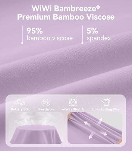 Image of WiWi Viscose from Bamboo Pajamas Set for Women Super Soft Short Sleeve Cooling Summer Plus Size Pjs Sets Sleepwear S-4X