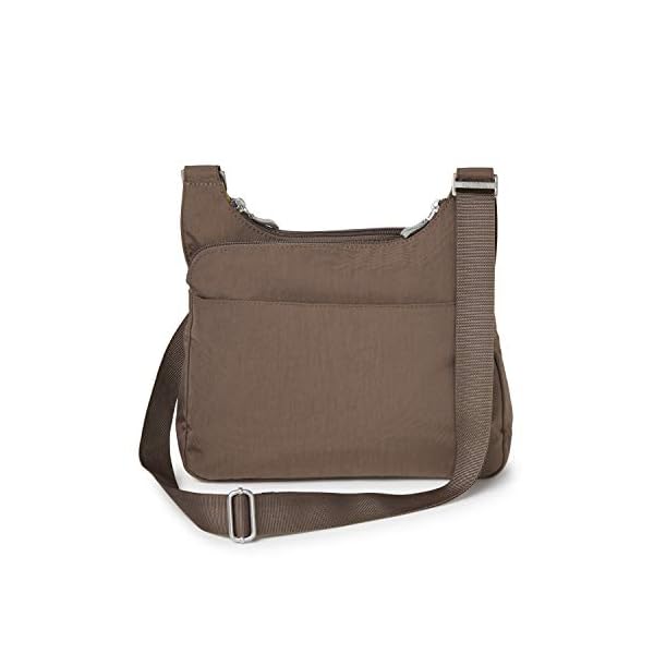 Baggallini-Cross-Over-Crossbody-Bag-Lightweight-Water-Resistant-Travel-Purse Baggallini womens Cross Over Crossbody Portobello,One Size
