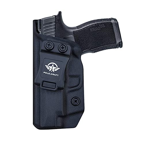 P365XL Kabura IWB Kydex For Sig Sauer P365XL Kabura Ukryte Carry - Wewnątrz pasa Ukryte Carry Kabura Sig Sauer P365XL Pistolet Gun Case Akcesoria (Black, Left Hand Draw)