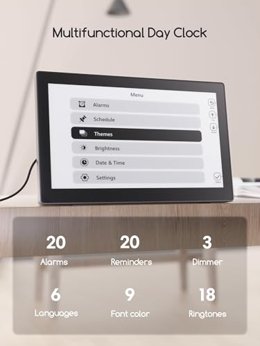 Raynic Calendar Clock with Themes product photo Raynic Calendar Clock with Themes product