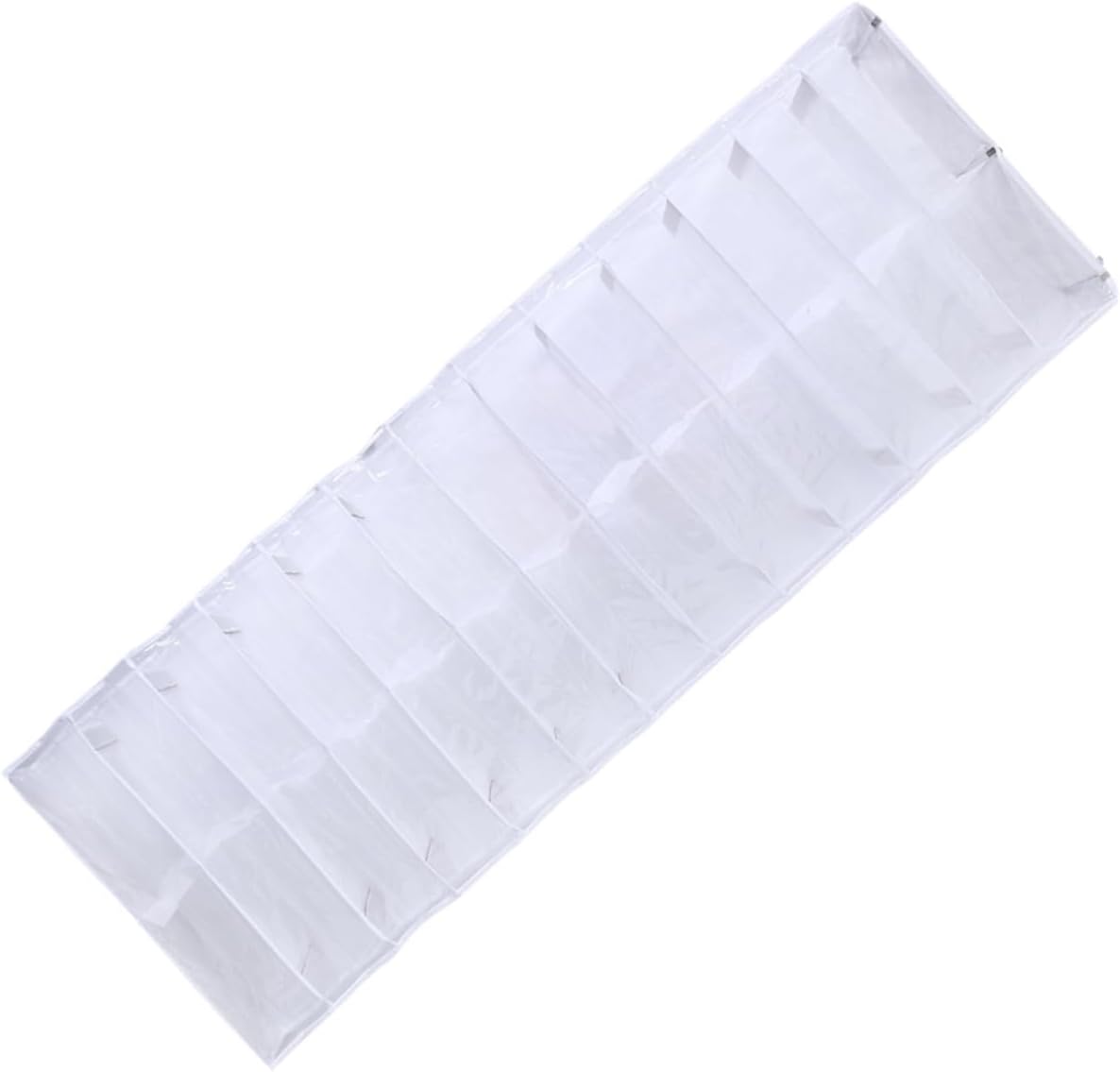 over The Door Shoe Organizer Space-saving Hanging Storage for Shoes Slippers and Accessories Bedroom Closet Dorm Room White