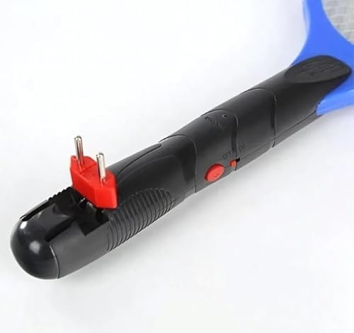 Raquete Elétrica Mata Insetos com Bateria Recarregável Bivolt Multi Saúde