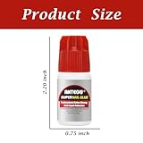 5pcs*5g Nail Glue Extra Strong for Acrylic Nails,With Nail File,Strong Nail Glue for Diamond Gem Nail Art,Suitable for Natural Nails,Helping to Repair Damaged Nails - Image 2