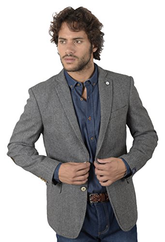 El Flamenco Caballero Espiguilla, Americana Para Hombre, Gris, 54