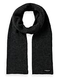 scotch and soda schal gelb Länge 83 cm / Breite 14 cm Scotch & Soda Logo Knitted Scarf Klassischer Schal, Charcoal Melange U021, Einheitsgröße