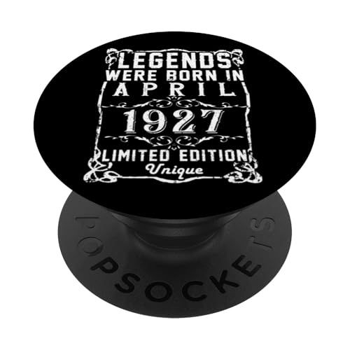 Cumpleaños Abril 1927 Edición Limitada Regalo April PopSockets PopGrip Intercambiable