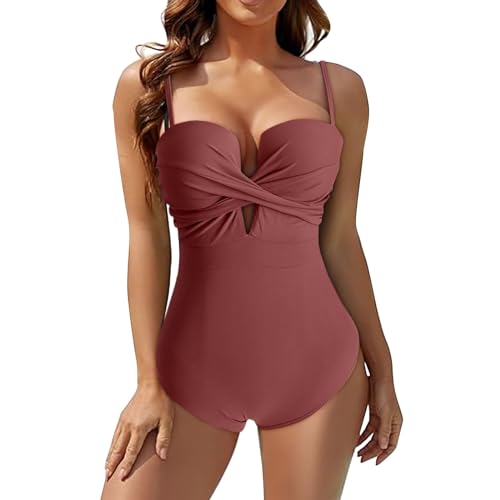 Maillot de bain string femme uni asymétrique pour affiner la silhouette en été