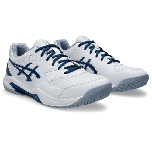 Image of asics(アシックス) Men's Tennis Shoe, 103 (White /maco Blue), 28.0 cm 3E