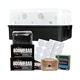 North Spore 'Boomr Bin' Monotub Mushroom Grow Kit | Complete Dung-Loving Mushroom Grow Kit - Just Add Spores | Featuring Boomr Bin Monotub | Includes Monotub, Sterile Substrates, Coco Coir & Filters
