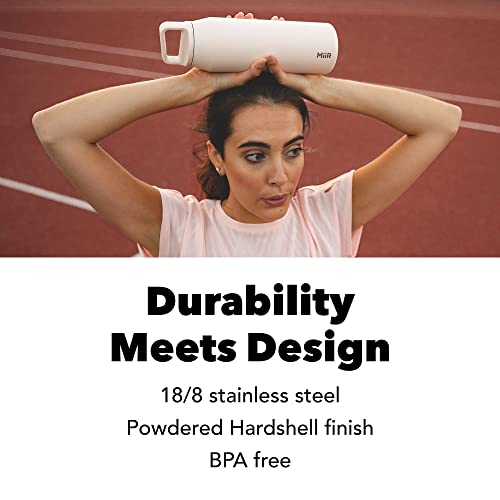 MiiR, Wide Mouth Water Bottle, Vacuum Insulated, Leak-Proof, Stainless Steel Construction, Black, 16 Ounce