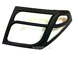 K1AutoParts Black Matt Headlight Surround Cover Trim For Nissan Navara Frontier D40 Pickup 2005-2013...