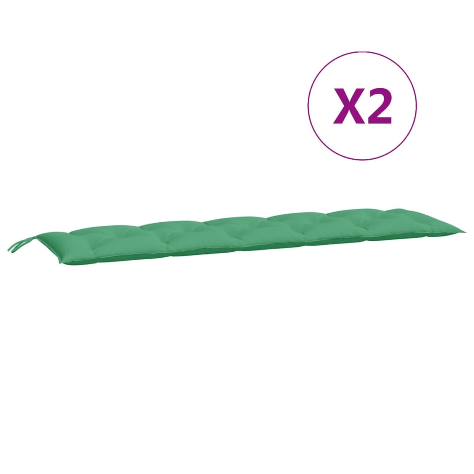 BaraSh Cuscino per Dondolo Verde 180 cm in Tessuto,Cuscino per Dondolo,Cuscino per Dondolo da Giardino,Cuscino per Panche(SPU:315033)