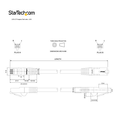 Cable Ethernet CAT6 5m LSZH StarTech.com Azul miniatura 5