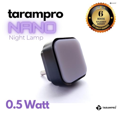 Image of TARAMPRO 0.5 W Nano LED Night Lamp Night Light for Kids Elderly Bedroom Plug Type (Blue) Pack of 2