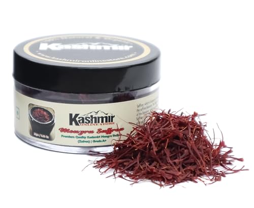 Image of Kashmir Online Store Pure And Natural Mongra Saffron - Premium Original Quality Kesar Grade A+++ For Pregnancy, Cooking, Face & Skin (10 Gram)