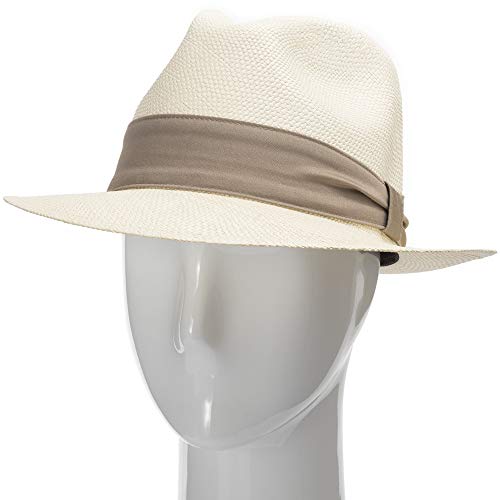 Image of Genuine Havana Retro Panama Straw Hat Classic Lightweight