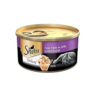 Sheba Tuna White Meat in Jelly Adult Cat Wet Food (All Breeds) - 85gm (Pack of 12)