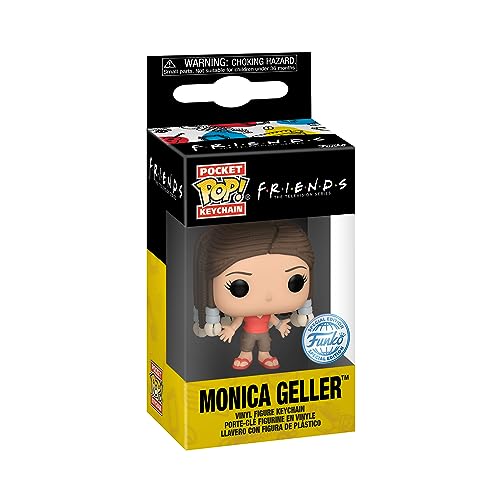 Funko POP! Keychain: Friends, Monica Geller With Braids Novelty Keyring, Collectable Mini Figure, Stocking Filler, Gift Idea - Image 2