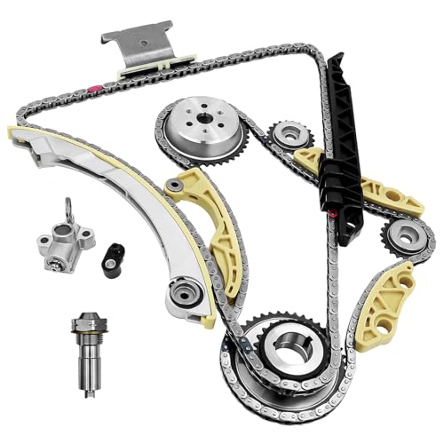 Image of 2.4 Ecotec Timing Chain Kit W /Tensioner 12680750 Compatible with 2010-2015 Chevy Equinox Malibu, GMC Terrain, Buick Verano Regal Lacrosse 2.4L 2.2 2010-2015 Replace# 94201S Cadena de tiempo