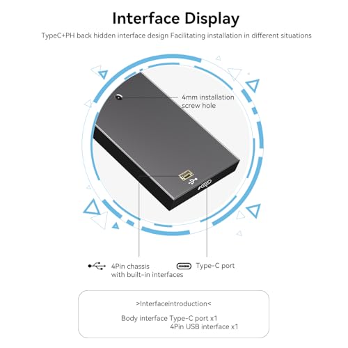 Image of 9.16 inch Computer Temp Monitor, FHD 1920x462 PC Sensor Panel One-Cable Connection(No HDMI Needed), Stretched Bar LCD Dynamic Theme Supported, IPS Mini Secondary Screen for CPU RAM HDD Data Aida64 (Black)