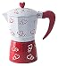 300 ml aluminiowy zaparzacz do espresso 6 filiżanek włoski typ dzbanek mokka ekspres do kawy espresso płyta kuchenna ekspresy do kawy (kolor: Biały, rozmiar: 6 filiżanek)