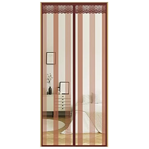 Fashion Beautiful Magnetic Door Curtains Fly Screen,magnetic Insect Door Screen Fly And Mosquito Net For Doors, Snap Shut Automatically For Patio,Can Be Customized Cover