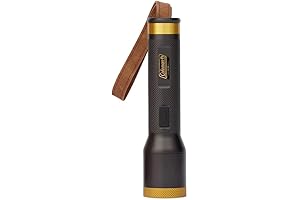 Coleman 1900 Collection Rechargeable, Impact & Water-Resistant Bright LED Flashlight