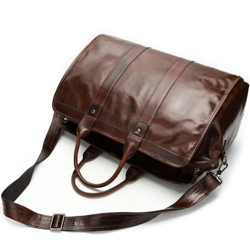 HBJWOV Travel Bags for Men Women Weekend Travel Tote Cowhide Luggage Bags Tote Luggage Large2