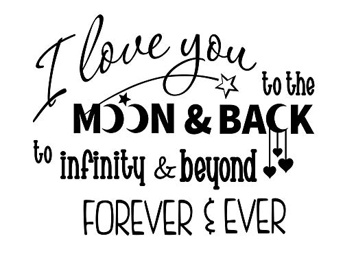 Vinilo decorativo infantil 23x18 pulgadas I Love You