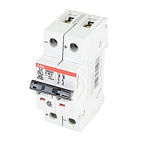 ABB S202UDC-K10 S200UDC MCB 2P K 10A 60 VDC BCPD