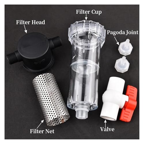 Filtro para bomba de agua con malla 200 Mesh 1/2 pulg miniatura 4