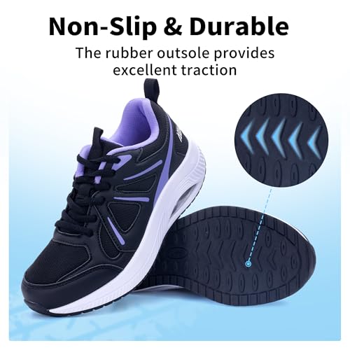 AOV Women Arch Support Walking Shoes Orthotic Sneakers for Plantar Fasciitis Foot and Heel Pain Relief Tennis Shoes4