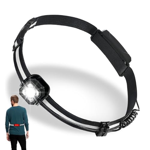Lampe de course rechargeable USB multifonction à clipser sur soi