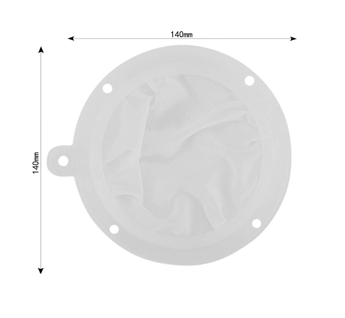 Embudo de acero inoxidable Lakatay con filtro colador desmontable para ingredientes líquidos secos y en polvo, Embudo de decantación