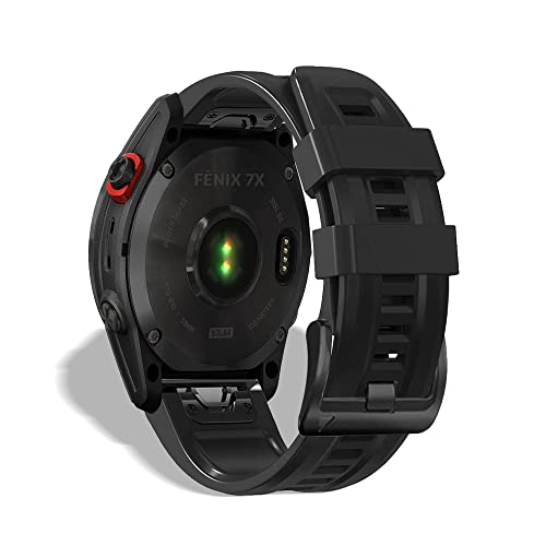 [HeeNia] QuickFit 26mm oh Garmin Fenix 8 51mm/Fenix 7X Pro Solar/Garmin Instinct 2X/Fenix 7X/Fenix 6X GPS/6X Pro/6X Sapphire GP
