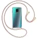 Produktbild mtb more energy® Handykette kompatibel mit Xiaomi Redmi Note 9s, Note 9 Pro (6.67'') - roségold/Gold - Smartphone Hülle zum Umhängen - Anti Shock Strong TPU Case