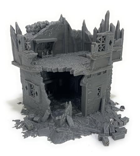 Détails fantastiques du décor Briarwood House 1, ruines de prestige 28 mm