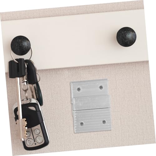 Image of Veemoon 1set French Cleat Picture Hanging Kit Heavy Duty Z-Shaped Mounting Brackets for Mirrors Artwork and Shelves Easy to Install Wall Hardware Screws Elegant Design for Decor