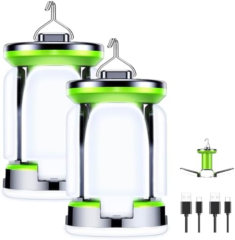 Blukar Lanterne Camping Rechargeable 2000LM, Lampe Camping LED Pl...